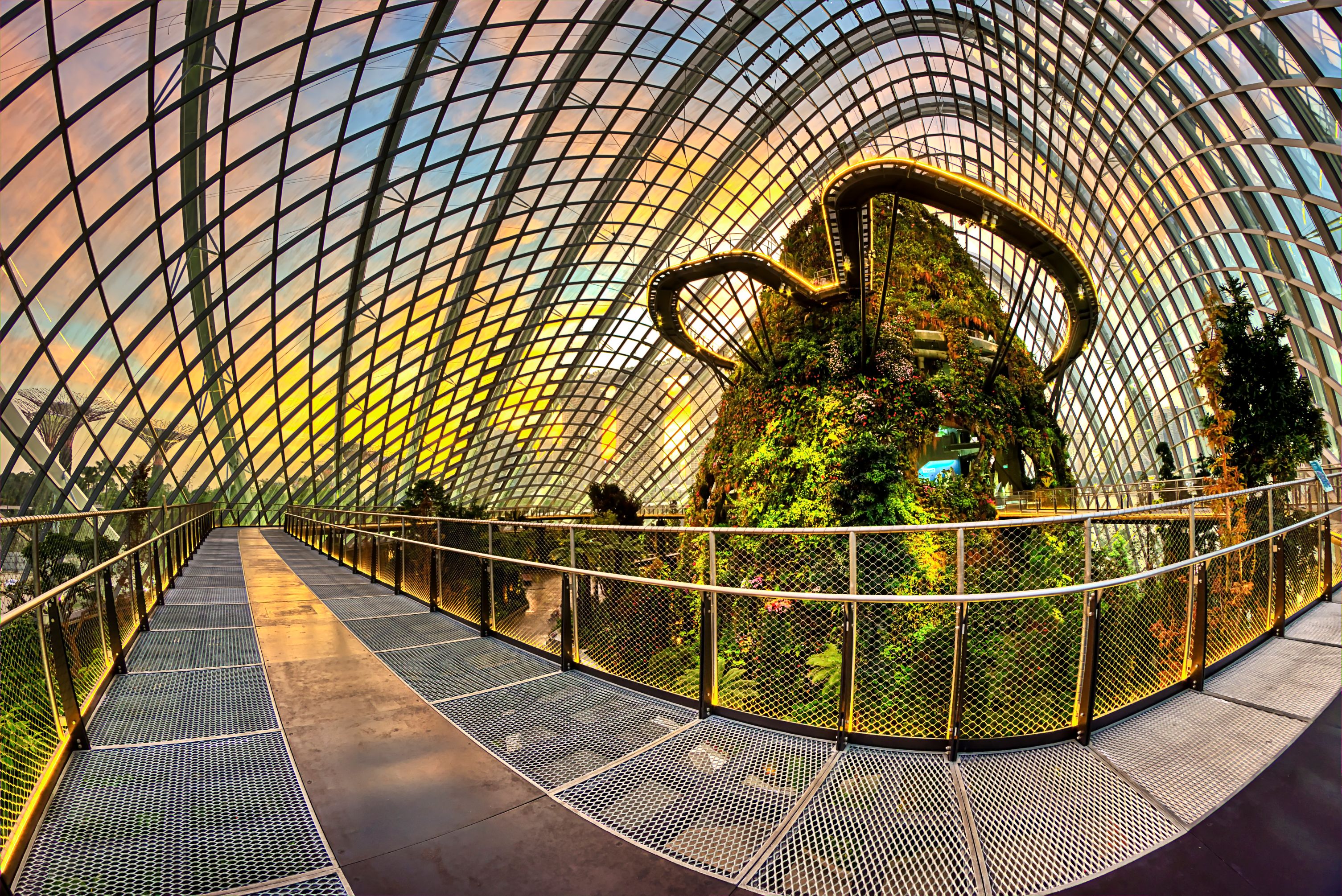 Gardens By The Bay + RISE Restaurant @ Marina Bay Sands