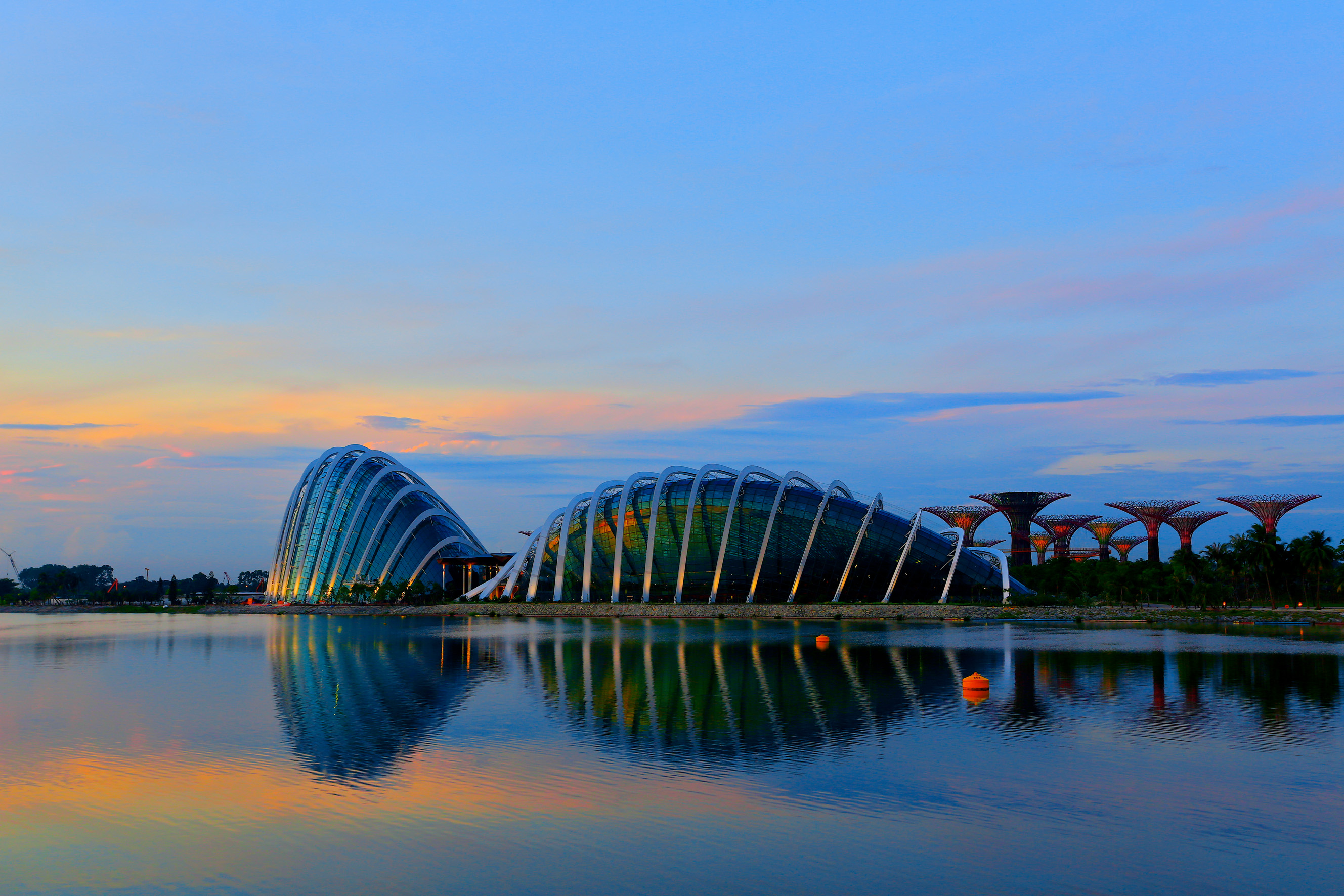 Gardens By The Bay + RISE Restaurant @ Marina Bay Sands
