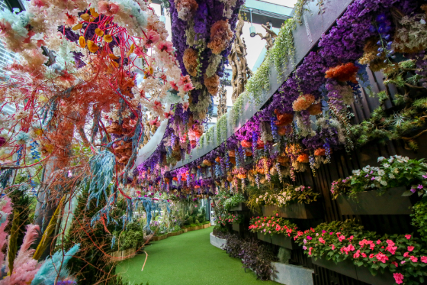 Floral Fantasy + RISE Restaurant @ Marina Bay Sands